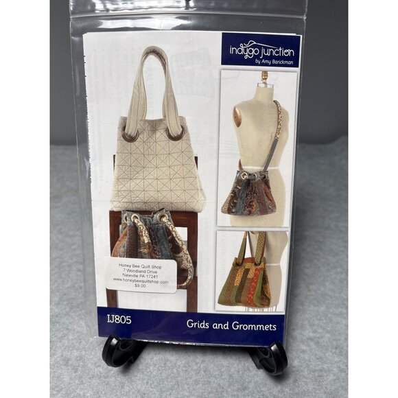Indygo Junction Grids & Grommets Bag Sewing Pattern IJ805 - Picture 5 of 5